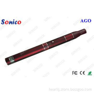Pure Dry Herb Lava Tube Blue E Cigarette Red CE RoHS Approv